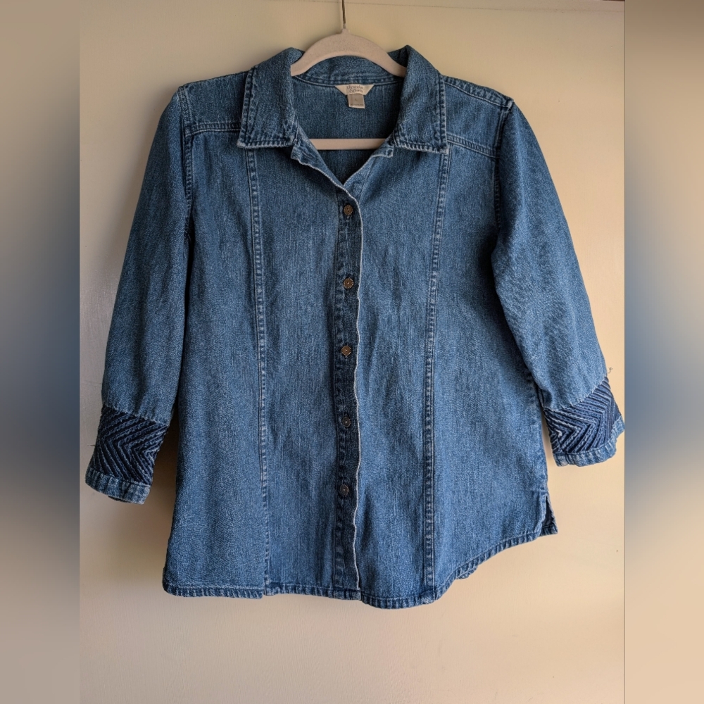 Christopher & Banks Classic Denim Shirt